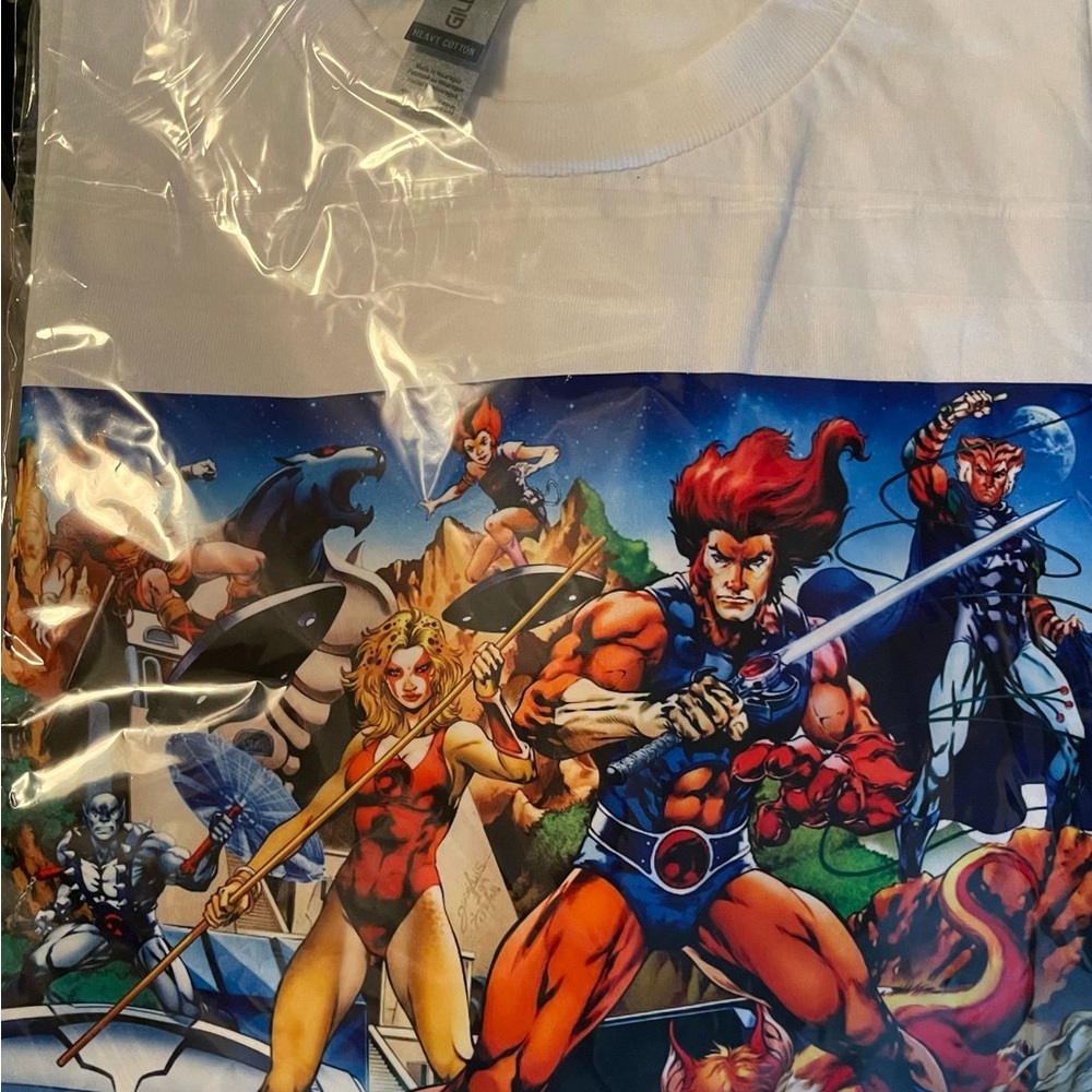 Dtf Printed Custom Made Thunder Cats Shirt.